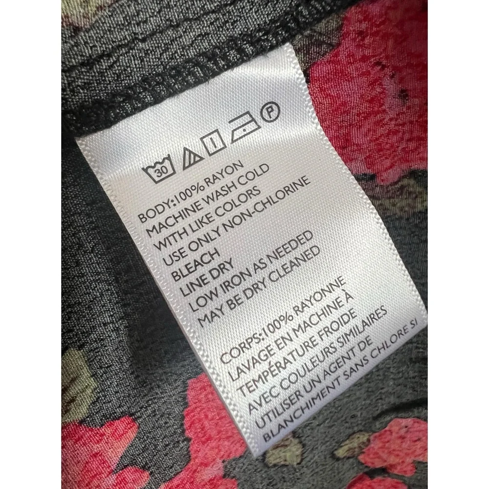 NWT Urban Outfitters Kimchi Blue Cross Back Floral Mini Twee Dress Size 6 - Picture 6 of 7